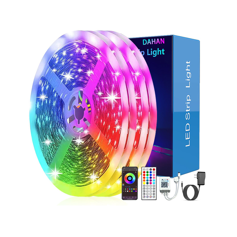 10m--2x5m-LED-Strip-Lights-Smart-Wifi-RGB-Strip-Light-Remote-App-Control 10m (2x5m) LED Strip Lights Smart Wifi RGB Strip Light Remote App Control - Image 1