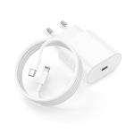 20W PD Fast Charger for Iphone with USB-C to Lightning Cable - Compatible with Iphone