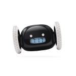 Battery Powered LED Clock on Wheels