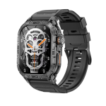 BezosMax SW03 Smart Watch Alexa Built-in Bluetooth Calls 100 Sport Modes (Black)