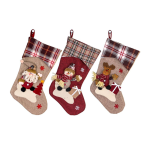 Christmas Stocking Gift Bag - Set of 3