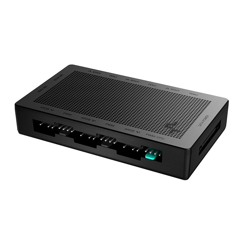 DeepCool-RGB-Converter-5V-ARGB-to-12V-RGB-Hub DeepCool RGB Converter 5V ARGB to 12V RGB Hub - Image 1