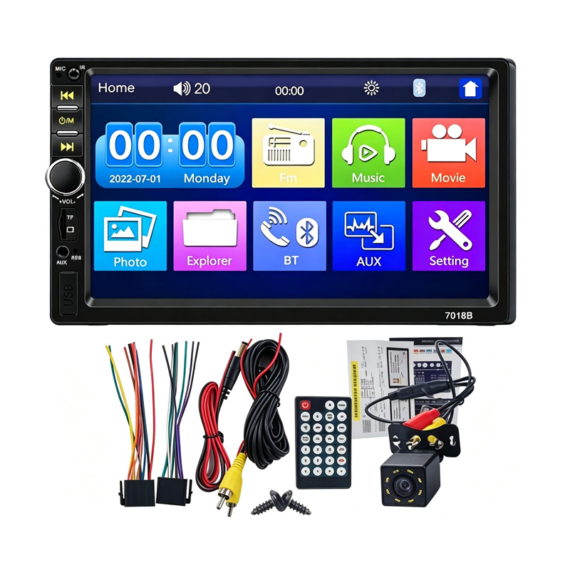 Double-Din-Car-Stereo-7inch-Touch-Screen Double Din Car Stereo 7inch Touch Screen - Image 1
