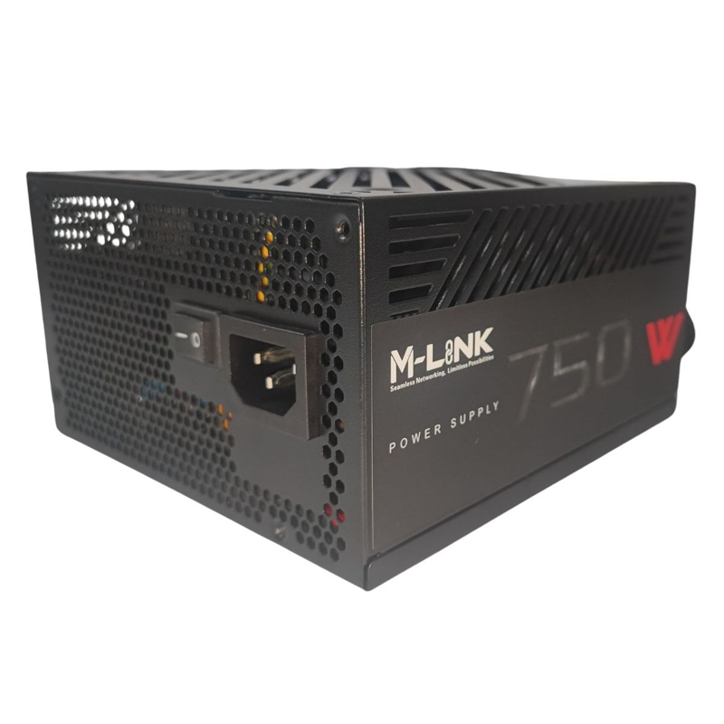M-Link-750W-Power-Supply---80-Plus-Bronze-Certified-120mm-Cooling-Fan M-Link 750W Power Supply - 80 Plus Bronze Certified 120mm Cooling Fan - Image 1