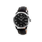 Mens Genuine Leather Quartz Waterproof Watch