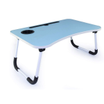 Portable Foldable Laptop Stand Desk for Bed Sofa - Blue
