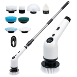 Rechargeable Multifunctional Cordlress Retractable Handheld Cleaning Brush