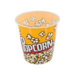 Retro Style Re-usable Popcorn Buckets - Large (Pack of 5)