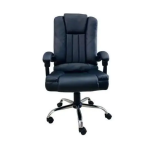 Rotating Sedentary Office Chair with S-Shaped Backrest