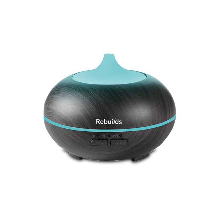 Ultrasonic-Aromatherapy-Air-Diffuser-Humidifier---Large-400ml---Dark-Brown Ultrasonic Aromatherapy Air Diffuser Humidifier - Large (400ml) - Dark Brown - Image 1