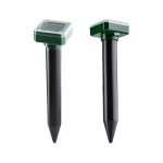 Ultrasonic Outdoor 2 Pack Solar Mole Repellent for Lawn Garden Yard