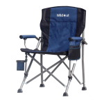 Wildout Portable Sturdy Folding Camping Chair - Blue