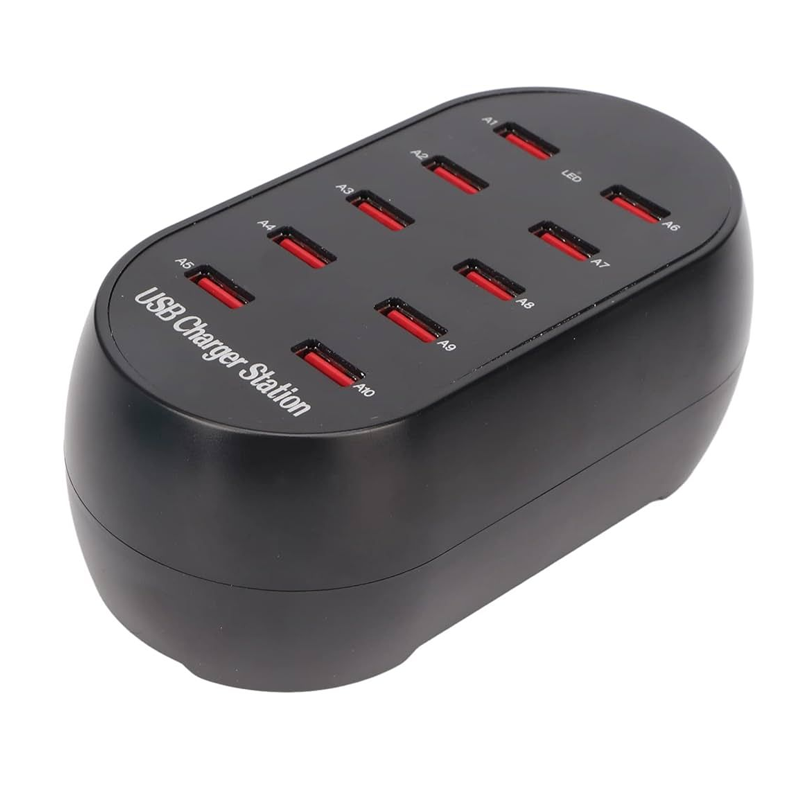 60W-Oval-Shaped-USB-Fast-Charging-Station 60W Oval Shaped USB Fast Charging Station - Image 1