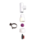 First Flush Rainwater Diverter Filter Kit - 80mm Round Intake